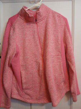 MTA Sport Womens Pink Jacket Size L